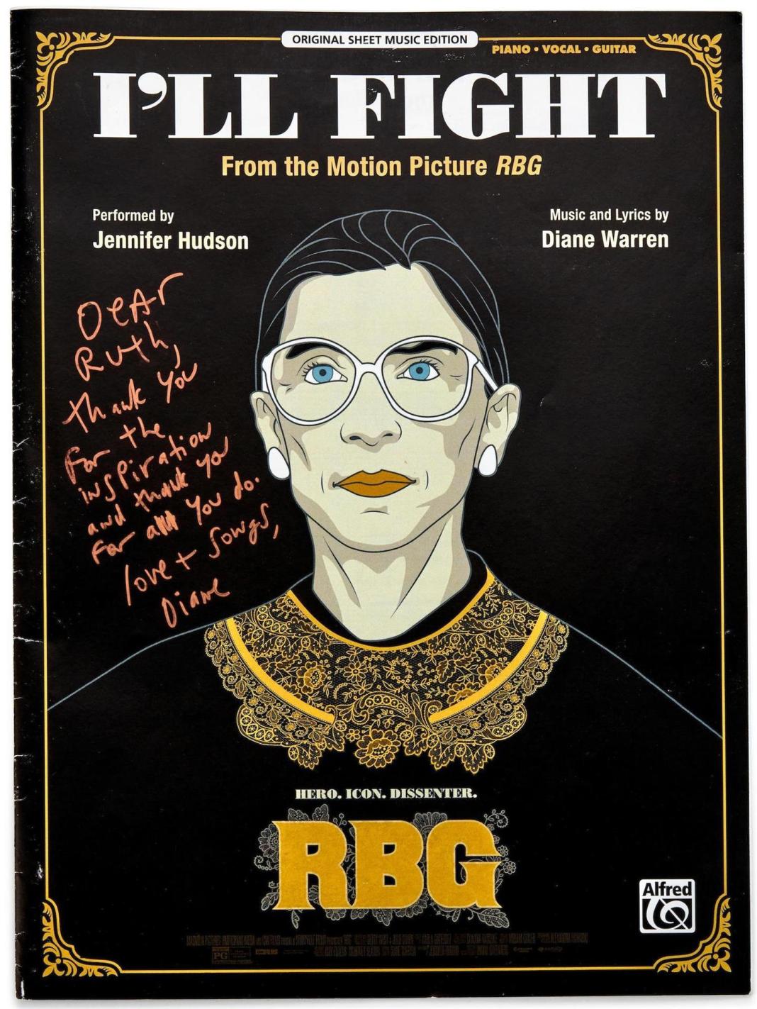 Judge Ruth Bader Ginsburg's private library to go up for auction this month