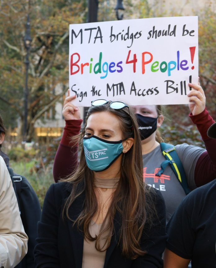 Legislation will provide increased access for bicyclists and pedestrians on bridges and MTA stations