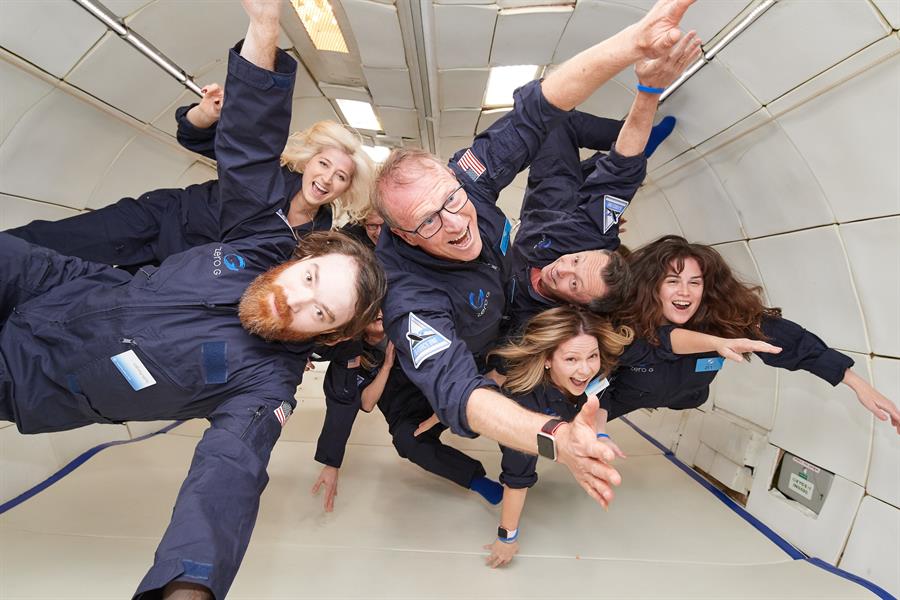 To experience zero gravity it is no longer necessary to be an astronaut or a millionaire