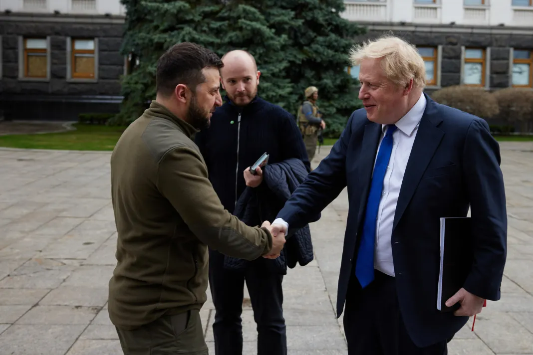 Johnson meets Zelensky in kyiv on an unannounced visit
