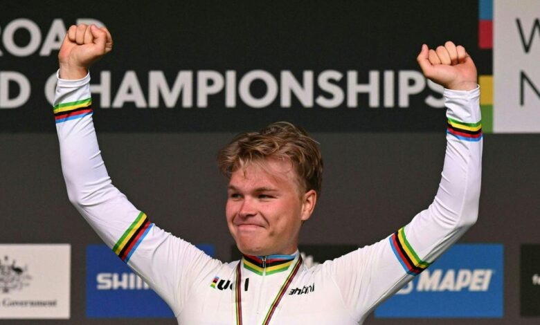 Cycling: sensation Tobias Foss, king of the clock at the Worlds