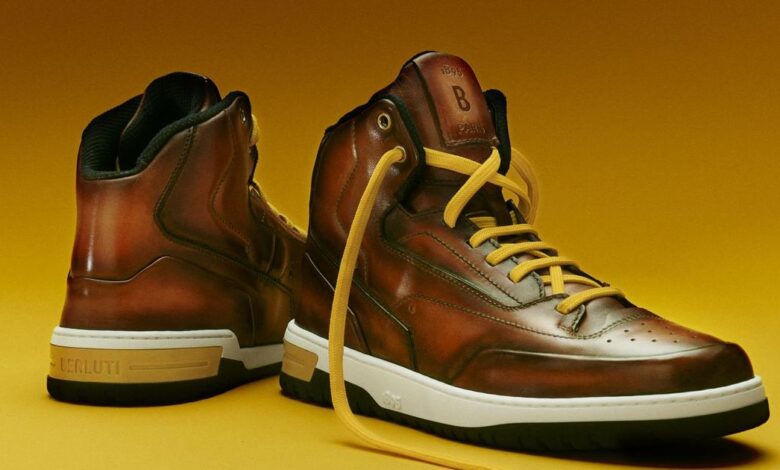 From one sport to another, Berluti's color patinas
