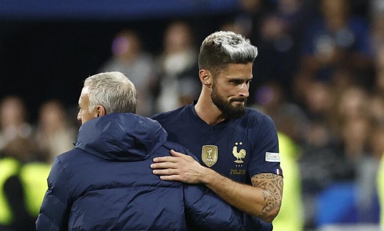 "He does everything to be there": Deschamps does not close the door to Giroud at the World Cup