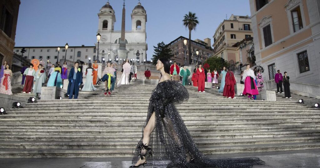 In Rome, a stunning Valentino haute couture show