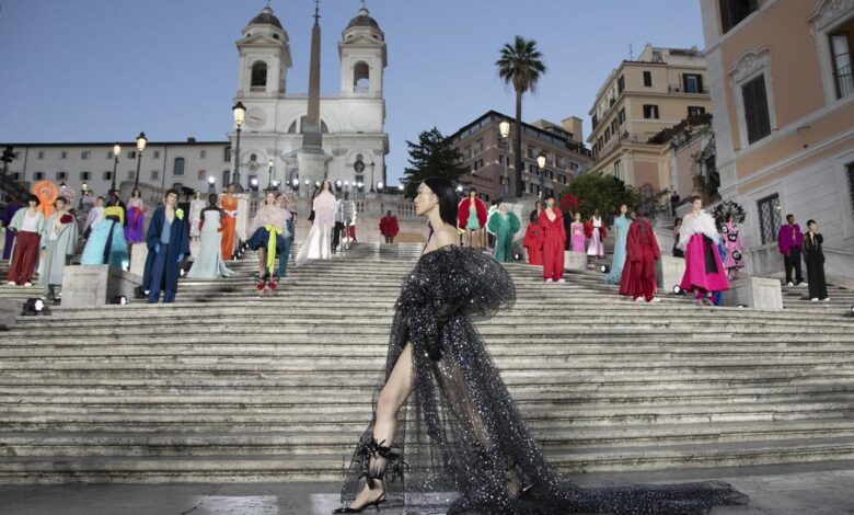 In Rome, a stunning Valentino haute couture show