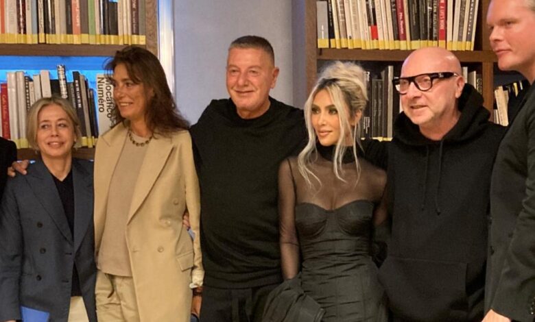 Kim Kardashian's fashion interview in Milan