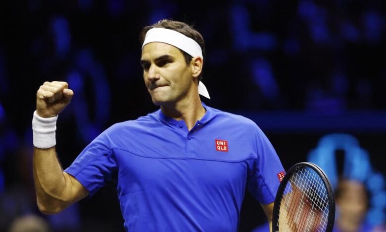Laver Cup: with emotion and even beaten, Roger Federer leaves the stage with his fist raised