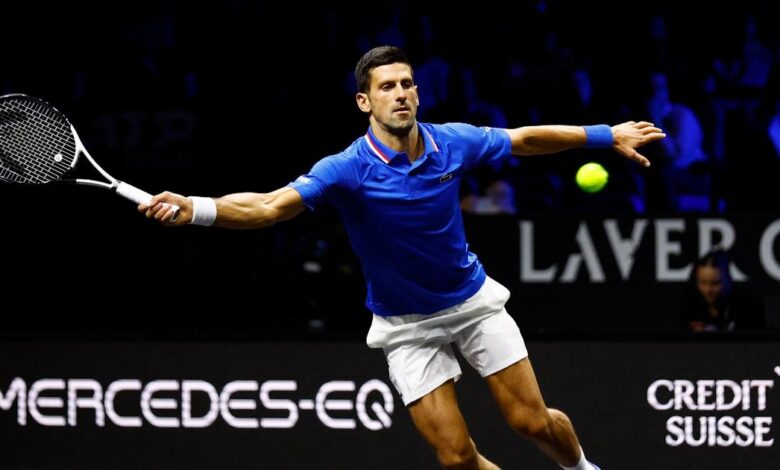 Tennis: Djokovic manages his wrist problem, the ATP Finals remain his goal